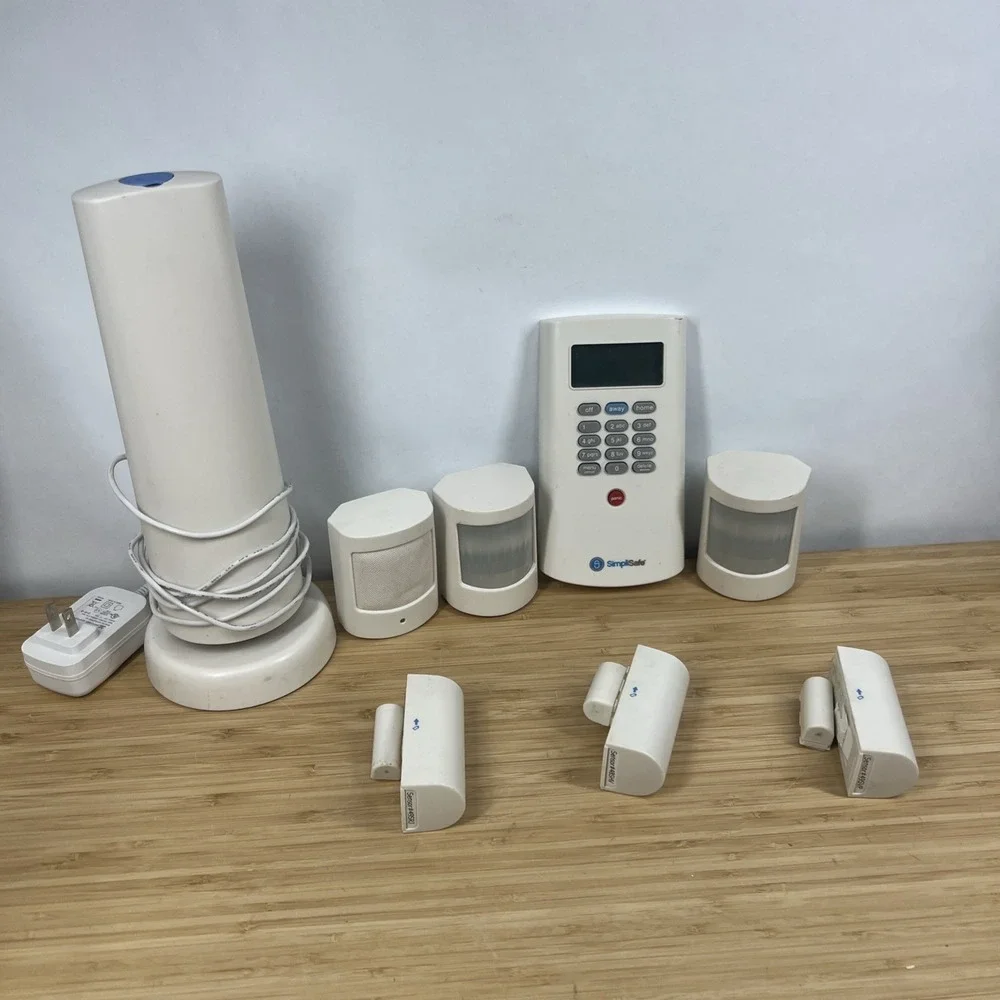 SimpliSafe BS2000 1st Generation Home Security System Keypad Sensors Lot